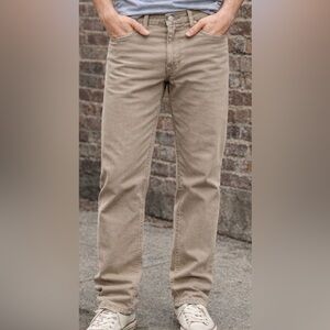 Levi's 505 Beige Denim Jeans 33W X 32L